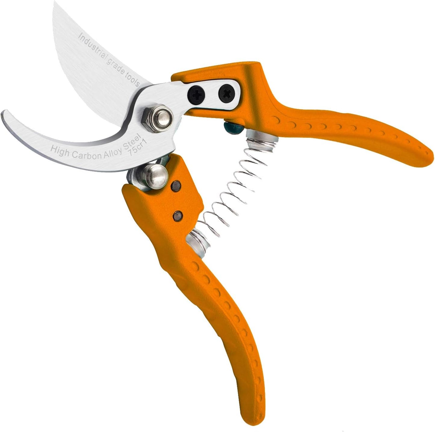 Will'S Sword Professional Sharp Pruners, Garden Pruners, Tree Trimmers Secateurs, Bypass Pruning Shears, Secateurs, Hand Pruner, Garden Shears, Gardening Shears Clippers for Plants (Orange Shears)