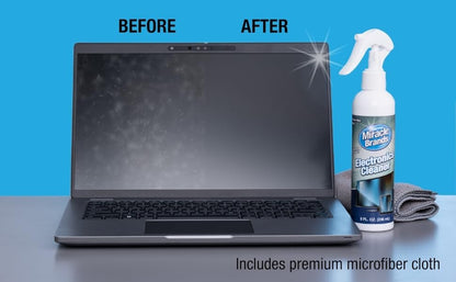 Screen Cleaner Spray (8Oz) – Best Large Cleaning Kit for LCD LED OLED TV, Smart