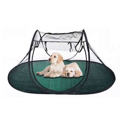 SUNNYOUTDOOR Portable Pet Playpen Pop up Pet Cat Tents Portable Cat Dog Exercise Tent Puppy Dog Cat Soft Tent with Carry Bag