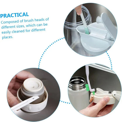 Household Cleaning Brush Set for Bottle Window Crevice Clean Cleaning Products Cleaning Brush