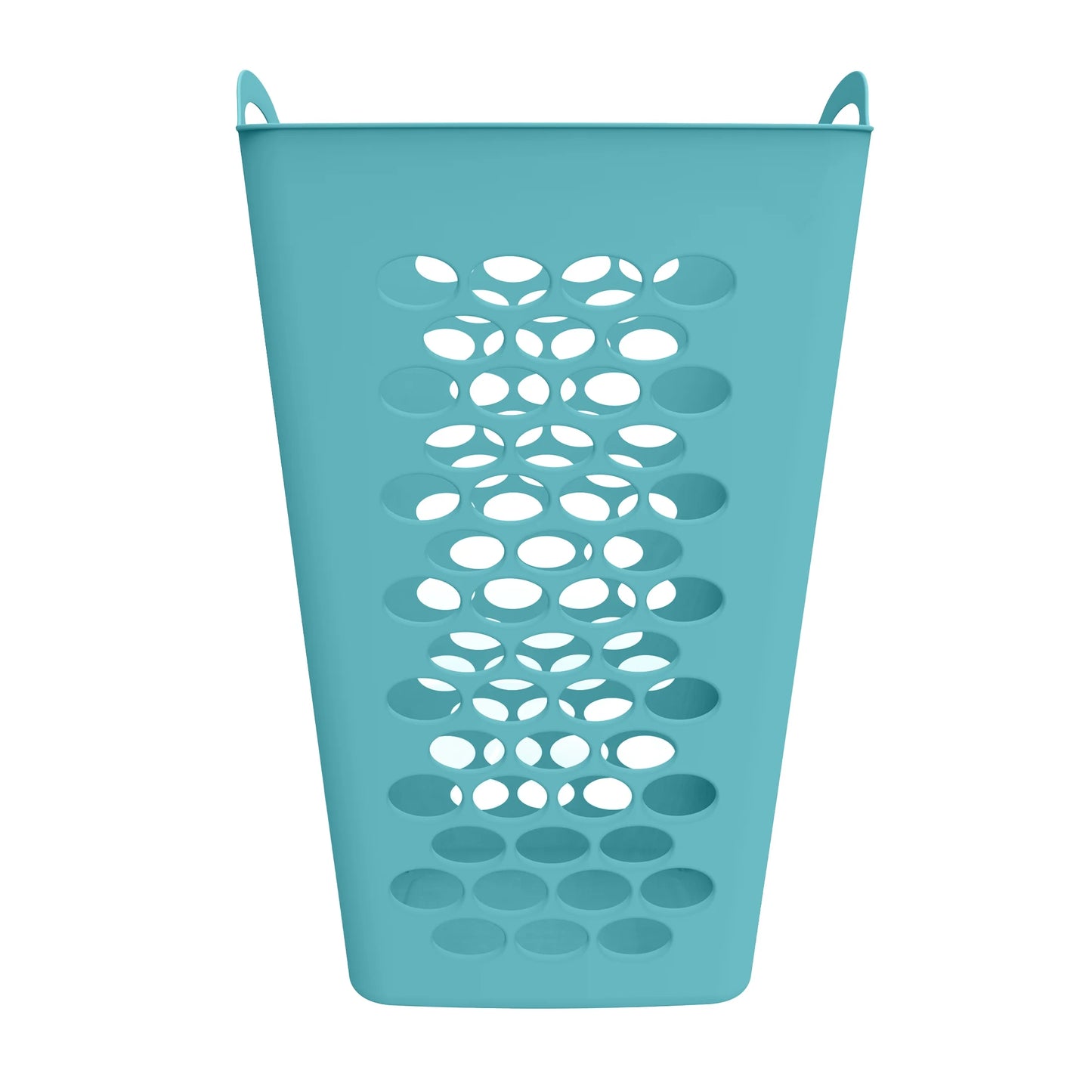 (3 Pack)  2 Bushel Flexible Square Laundry Hamper, Teal