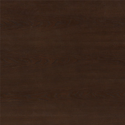 5-Piece Wood & Metal Dining Room Set, Seats 4, Canyon Walnut & Black
