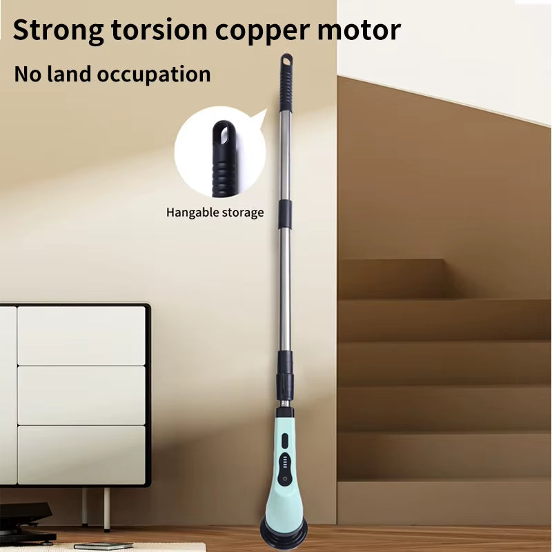 9-In-1 Electric Cleaning Brush USB Electric Spin Cleaning Scrubberadjustable Electric Cleaning Tools Kitchen Bathroom Cleaning