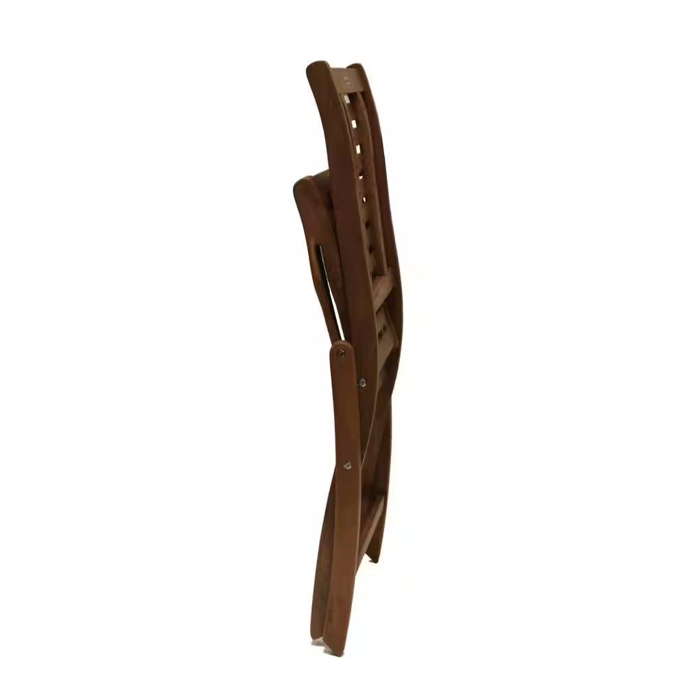 Folding Eucalyptus Outdoor Dining Chair (2-Pack)