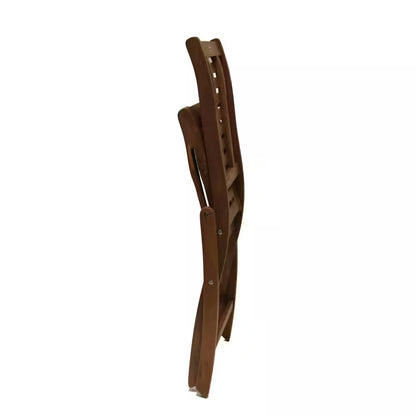 Folding Eucalyptus Outdoor Dining Chair (2-Pack)
