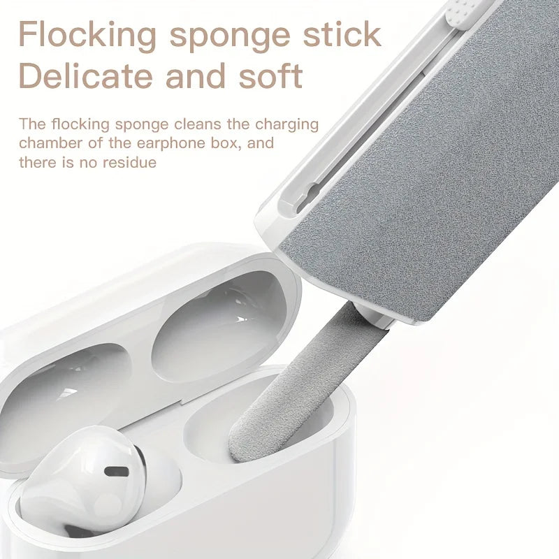 Multifunctional Cleaning Kit Mobile Phone Earphone Cleaning Brush Pen, Camera Phone Laptop Cleaning Tool, Portable Cleaning Pen
