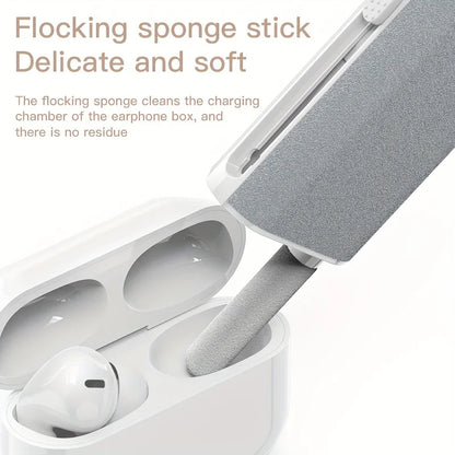 Multifunctional Cleaning Kit Mobile Phone Earphone Cleaning Brush Pen, Camera Phone Laptop Cleaning Tool, Portable Cleaning Pen
