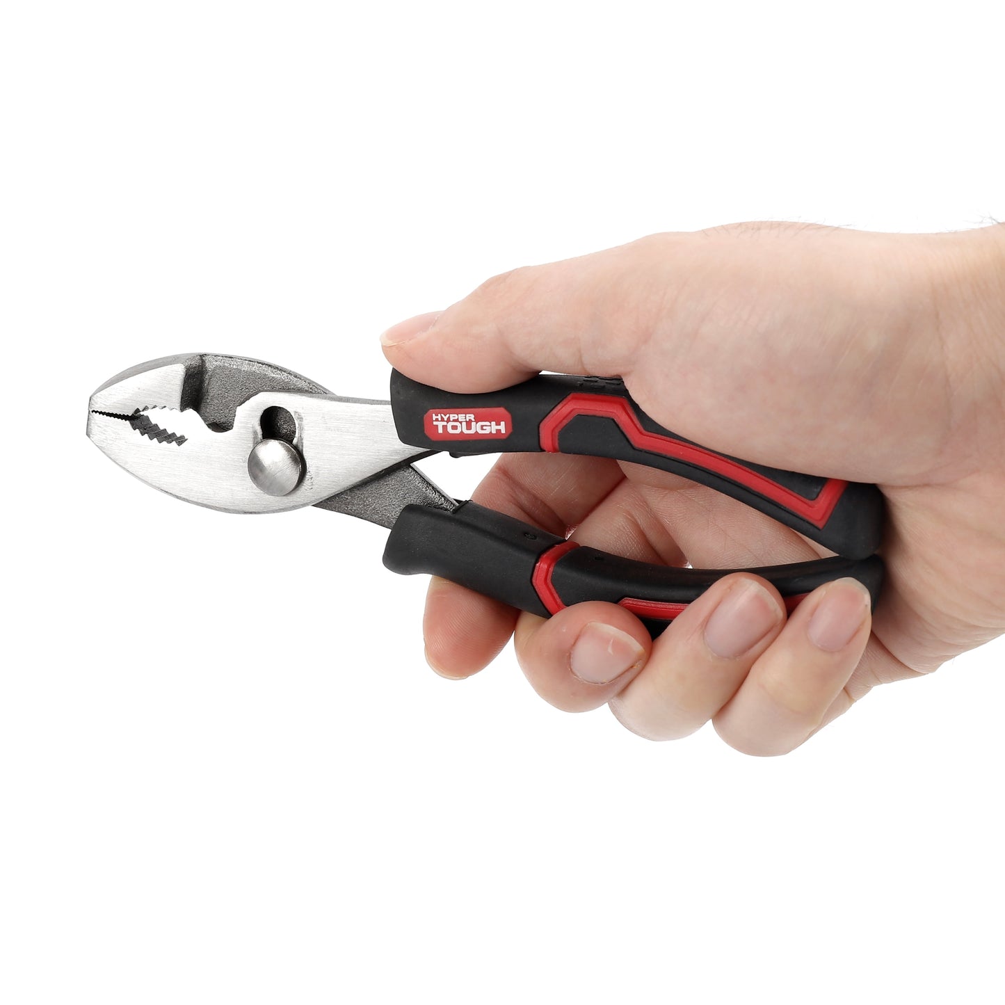 6-Inch Slip Joint Pliers with Ergonomic Soft Grip Handles