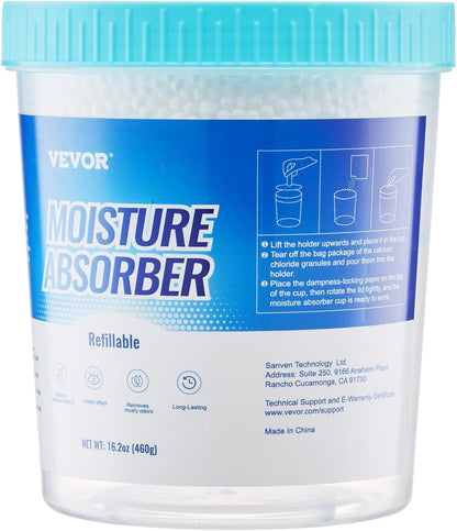 Moisture Absorber Bucket, 2 Packs 16.2 Oz Hi-Capacity Moisture Absorber Bucket