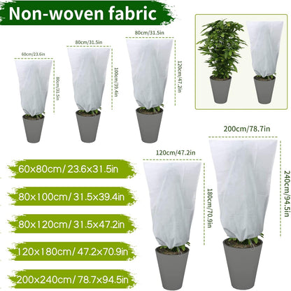 Plant Covers Freeze Protection, Planket Frost Protection Plant Cover, Plant Covers, Plant Freeze Covers, Plant Freeze Protection Cover for Winter, Plant Covers - 24 × 32” - 2 Packs
