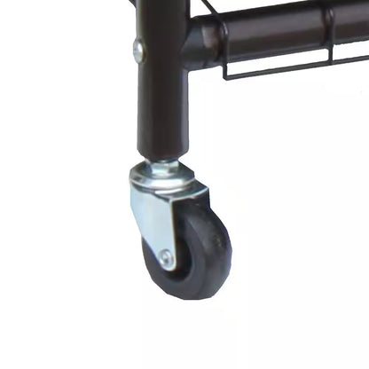 2-Bag Bronze Rolling Laundry Sorter