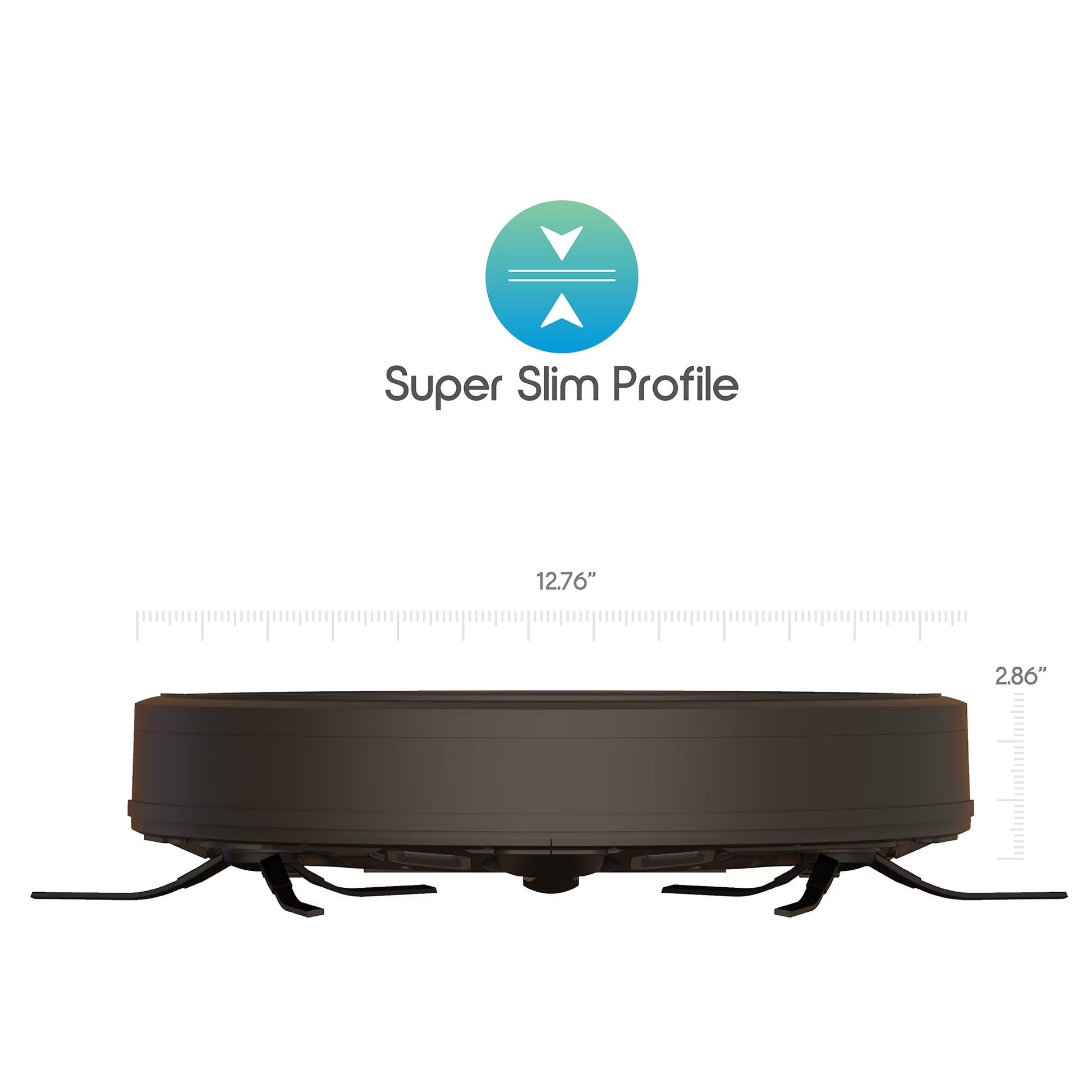Smartclean 2000 Robovac, Multi-Surface Pet-Friendly Smart Mapping Robot Vacuum Cleaner with Wi-Fi and App/Remote Control, Model #7687