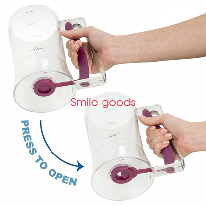 900ML Pancake Baking Batter Dispenser Measuring Cup Muffin Cream Separating Tool