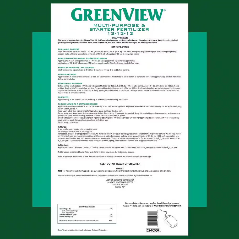 33 Lb. Multi-Purpose Fertilizer