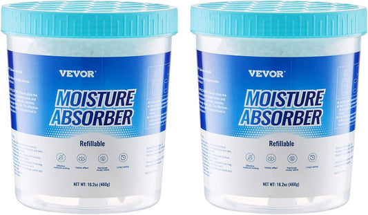Moisture Absorber Bucket, 2 Packs 16.2 Oz Hi-Capacity Moisture Absorber Bucket
