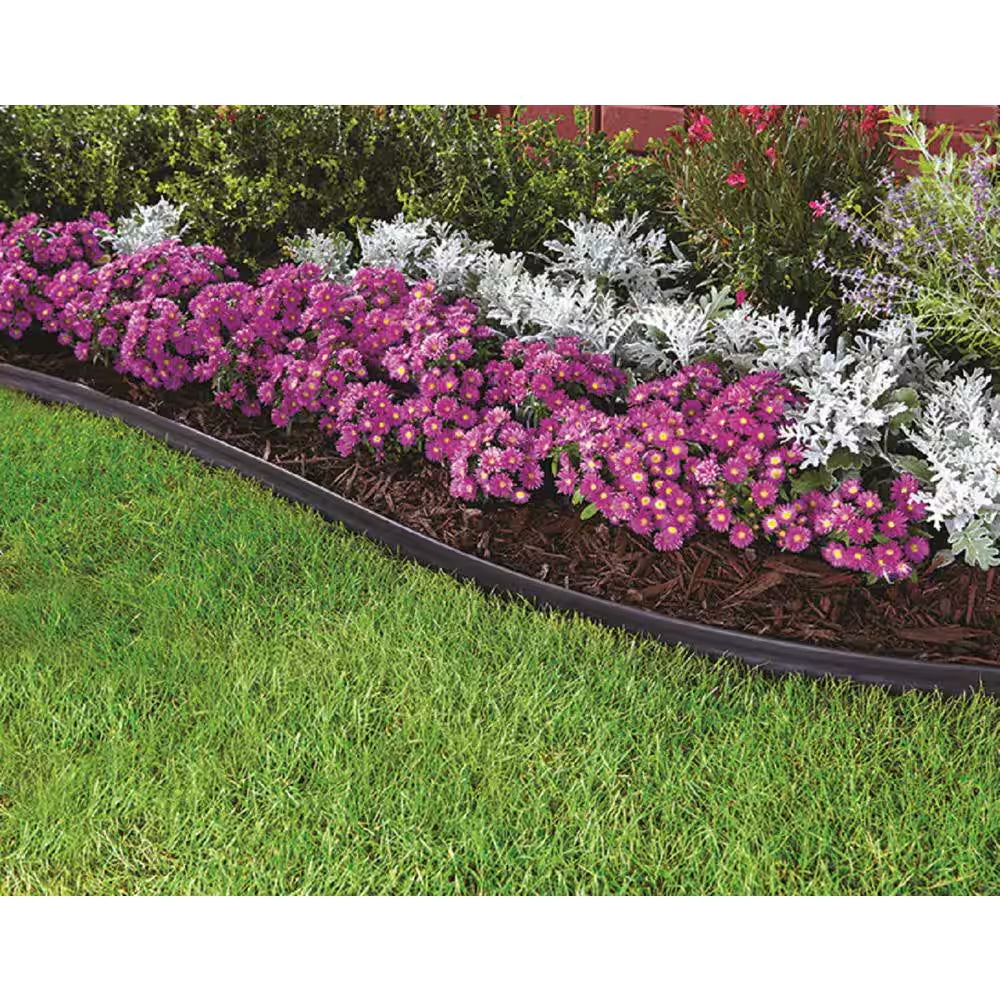 100 Ft. Heavy-Duty No-Dig Plastic Landscape Edging