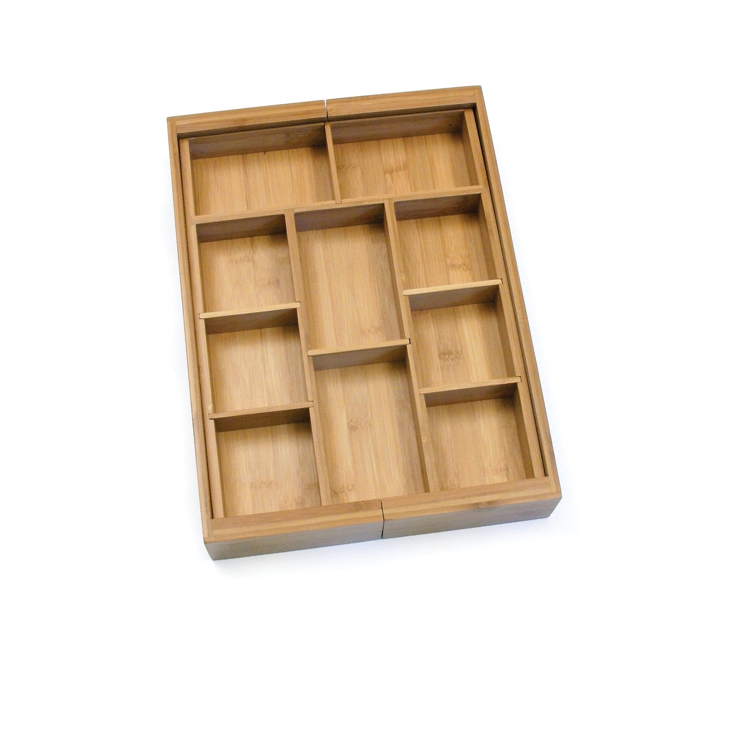 Bamboo Expandable Organizer with Removable Dividers