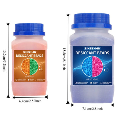 9OZ/18OZ Reusable Silica Gel Waterproof Beads Moisture Absorber Electronic Product Desiccant Moisture Absorber Dehumidifie