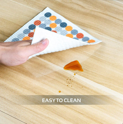 Clear Desk Mat for Desktop - Non-Slip Table Mat - 24 X 14 Inches - Clear Plastic Desk Cover Pad on Top of Desks -Textured/Frosted Desk Writing Mat for Office and Home