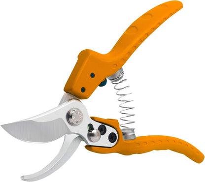 Will'S Sword Professional Sharp Pruners, Garden Pruners, Tree Trimmers Secateurs, Bypass Pruning Shears, Secateurs, Hand Pruner, Garden Shears, Gardening Shears Clippers for Plants (Orange Shears)