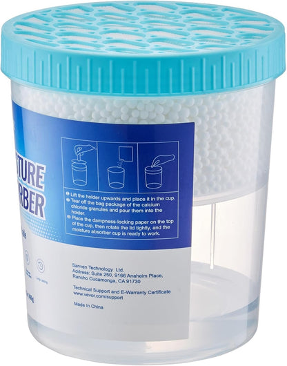 Moisture Absorber Bucket, 2 Packs 16.2 Oz Hi-Capacity Moisture Absorber Bucket