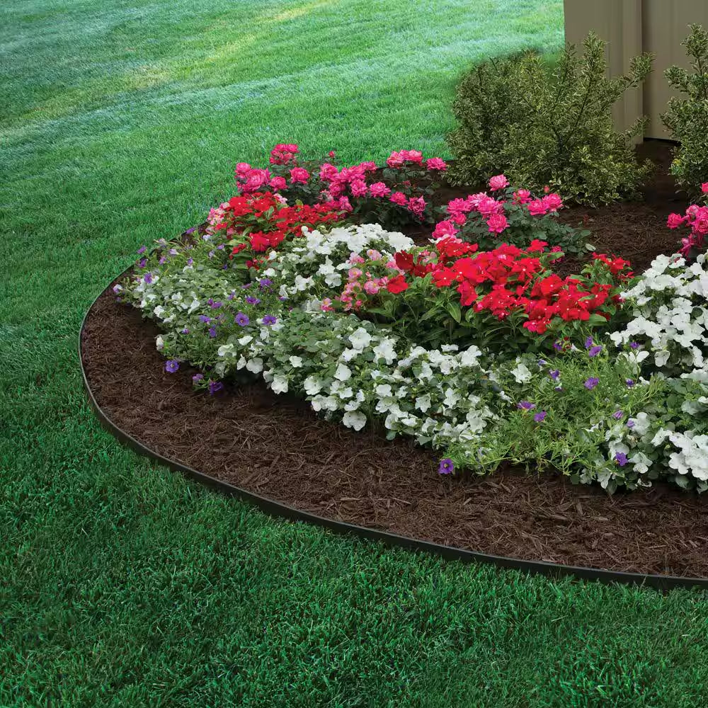 100 Ft. Heavy-Duty No-Dig Plastic Landscape Edging