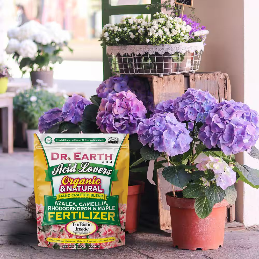 4 Lbs. Organic Acid Lovers Azalea Camellia Rhododendron and Maple Fertilizer Dry Fertilizer