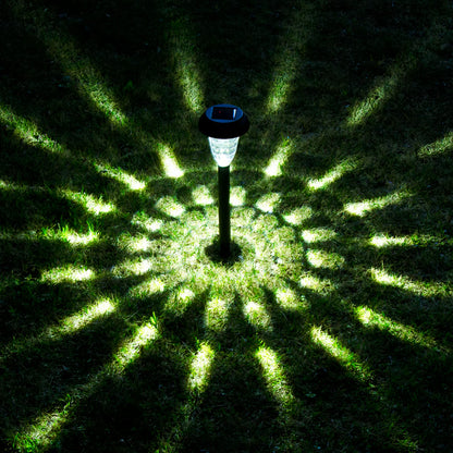 Gigalumi Hammered Solar Powered White Lights Set (12 Pack)